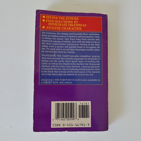 Mastering the Tarot Basic Lessons in an Ancient Mystic Art Eden Gray Book 70s - Picture 3 of 9